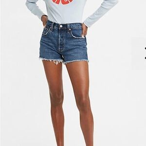 Levi's 501 Classic Blue Jean Woman’s Shorts